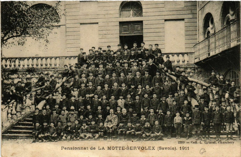 Carte postale ancienne La Motte-Servolex - Pensionnat de La Motte-Servolex à La Motte-Servolex