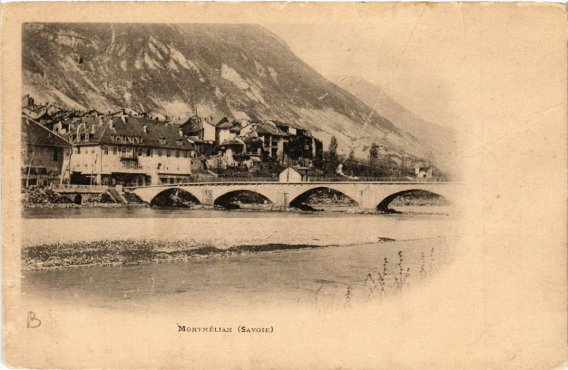 Carte postale ancienne Montmelian à Montmélian