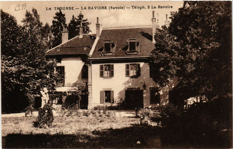 Carte postale ancienne La Trousse - La Ravoire à La Ravoire