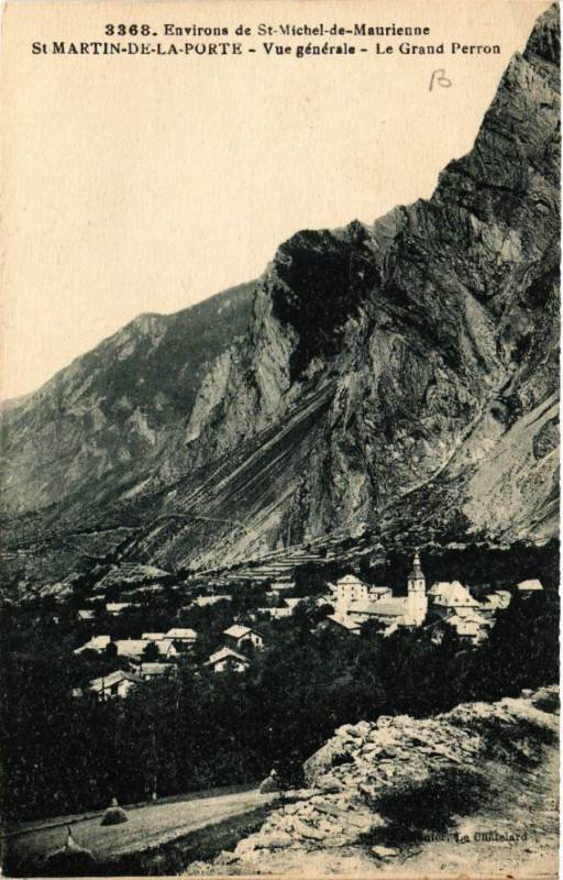 Carte postale ancienne Env. de Saint-Michel-de-Maurienne - Saint-Martin-de-la-Porte à Saint-Martin-de-la-Porte