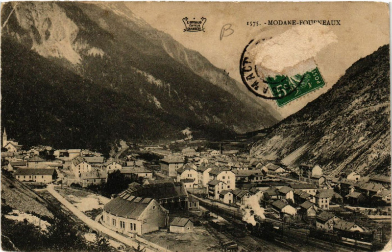 Carte postale ancienne Modane - Fourneaux à Modane
