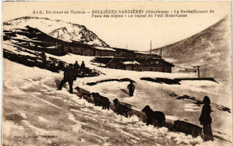 Carte postale ancienne Env. de Modane - Sollieres Sardieres (Maurienne) à Modane
