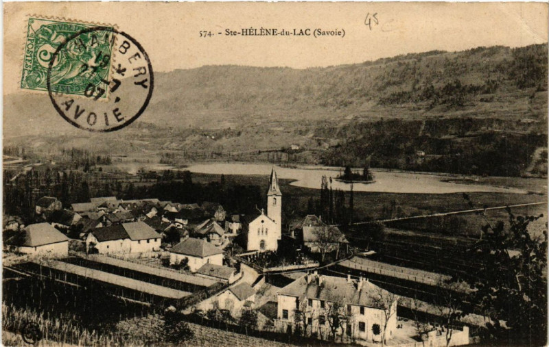 Carte postale ancienne Sainte-Helene-du-Lac