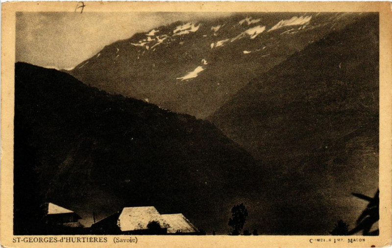 Carte postale ancienne Saint-Georges-des-Hurtieres