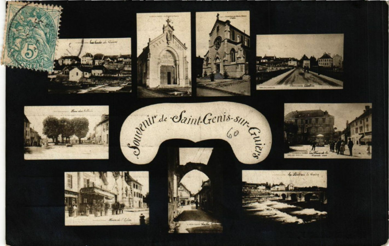 Carte postale ancienne Souvenir de Saint-Genis-sur-Guiers