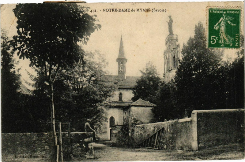 Carte postale ancienne N.-D. de Myans à Myans