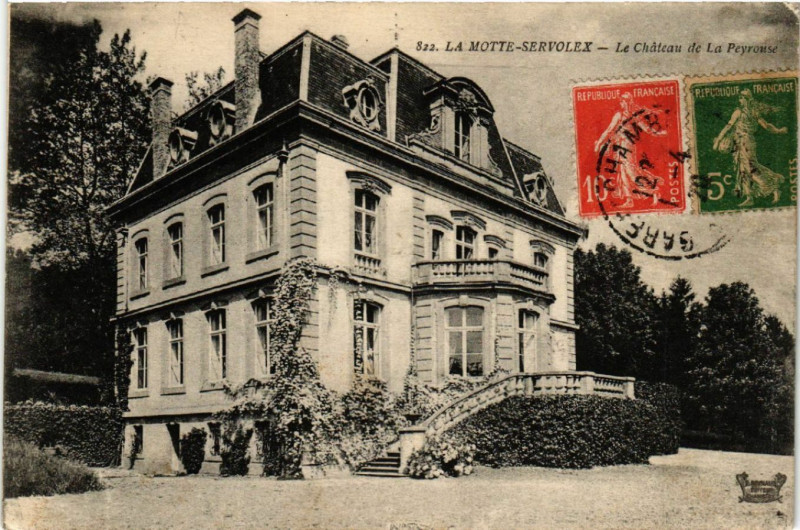 Carte postale ancienne La Motte-Servolex - Le Chateau de La Peyrouse à La Motte-Servolex