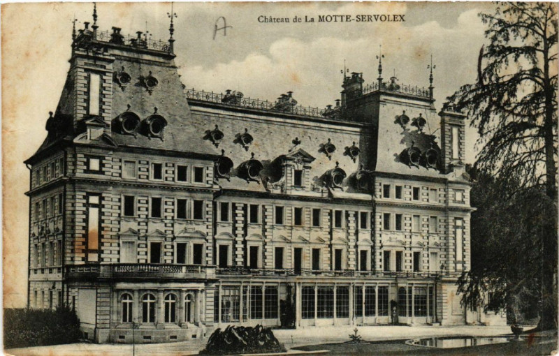 Carte postale ancienne Chateau de la Motte-Servolex à La Motte-Servolex