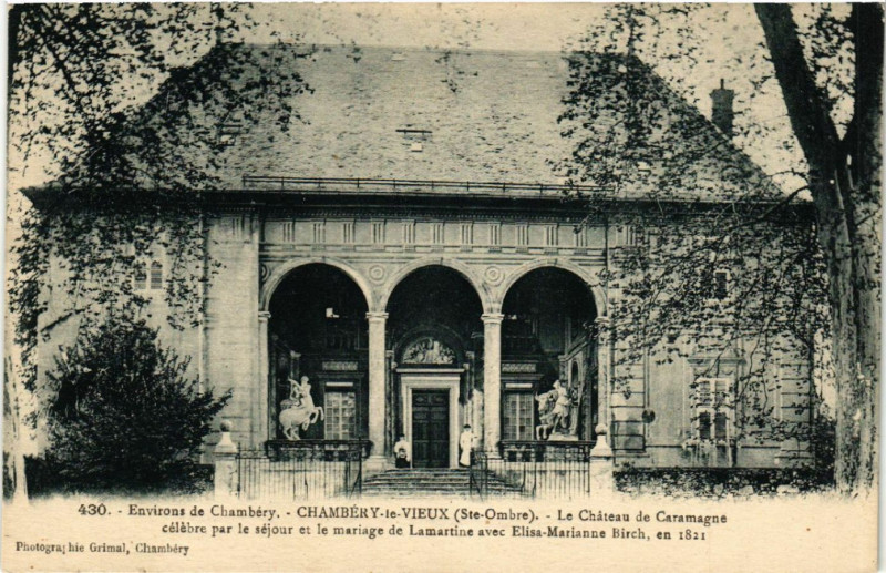 Carte postale ancienne Env. de Chambery - Chambery-le-Vieux (Ste-Ombre) - Le Chateau à Chambéry