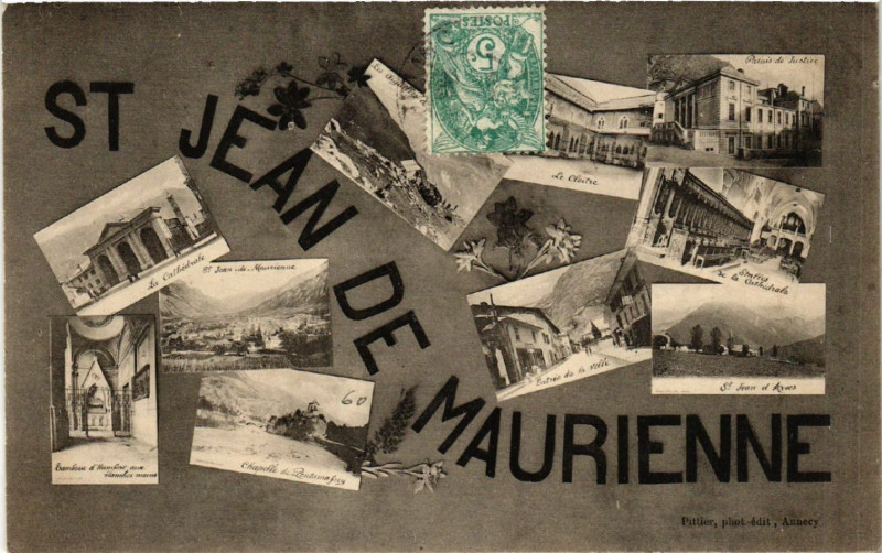 Carte postale ancienne Saint-Jean de Maurienne à Saint-Jean-de-Maurienne