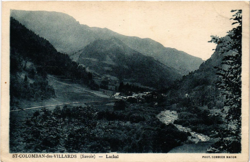Carte postale ancienne Saint-Colomban-des-Villards - Lachal à Saint-Colomban-des-Villards
