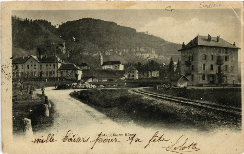 Carte postale ancienne Saint-Beron