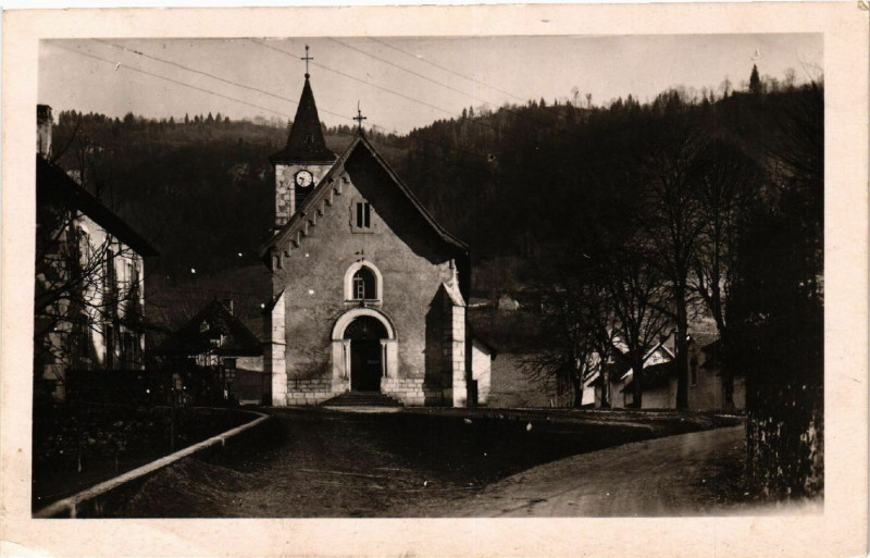Carte postale ancienne Saint-Beron - L'Eglise à Saint-Béron