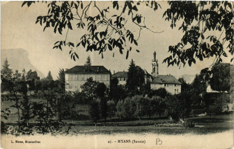 Carte postale ancienne Myans à Myans