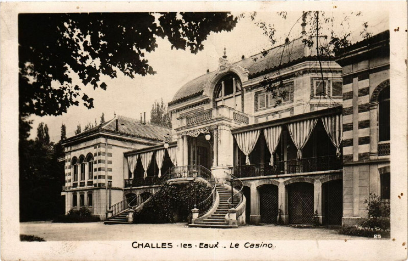 Carte postale ancienne Challes-les-Eaux - Le Casino à Challes-les-Eaux