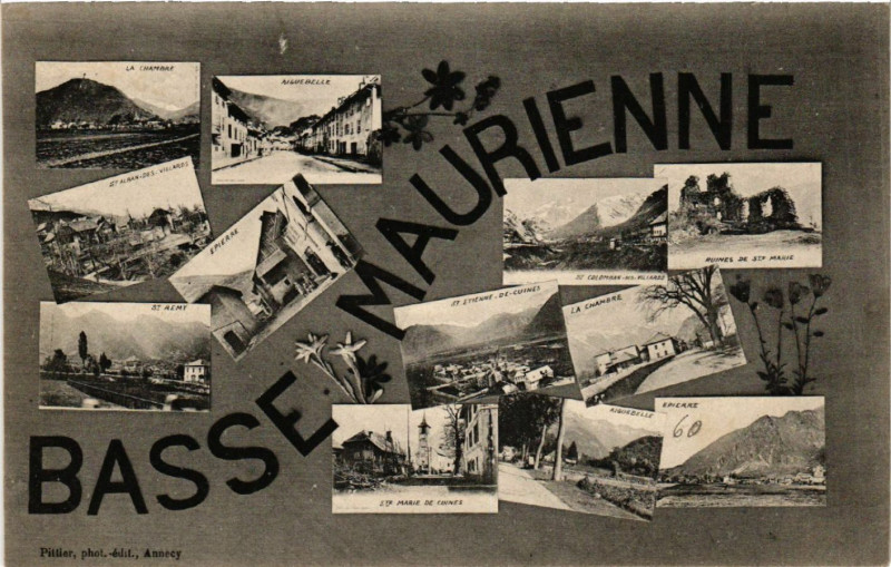 Carte postale ancienne Basse Maurienne