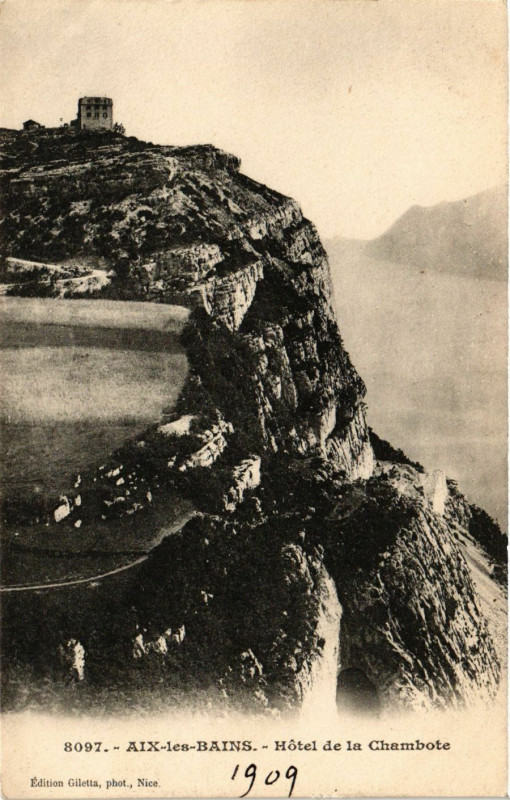 Carte postale ancienne Aix-les-Bains - Hotel de la Chambote à Aix-les-Bains