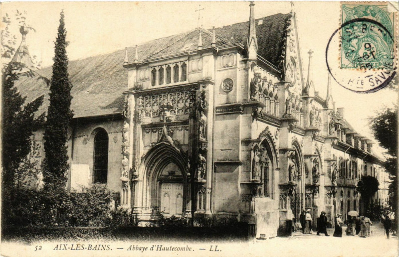 Carte postale ancienne Aix-les-Bains - Abbaye d'Hautecombe à Aix-les-Bains