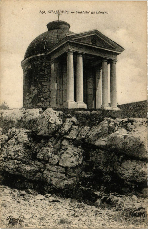Carte postale ancienne Chambery - Chapelle de Lemenc à Chambéry