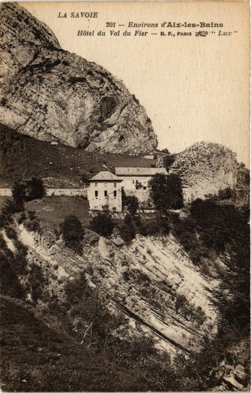 Carte postale ancienne La Savoie - Env. d'Aix-les-Bains - Hotel du Val du Fler à Aix-les-Bains