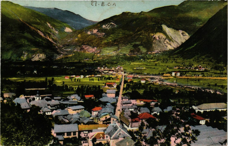 Carte postale ancienne Saint-Etienne-de-Cuines - alt 410 m à Saint-Étienne-de-Cuines