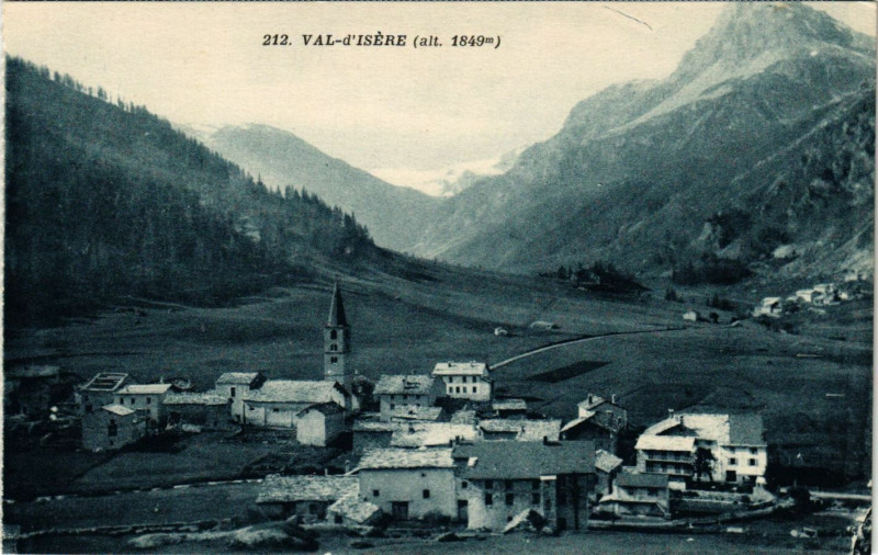 Carte postale ancienne Val d'Isere (1849 m)