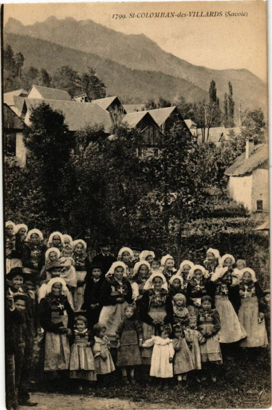 Carte postale ancienne Saint-Colomban-des-Villards à Saint-Colomban-des-Villards