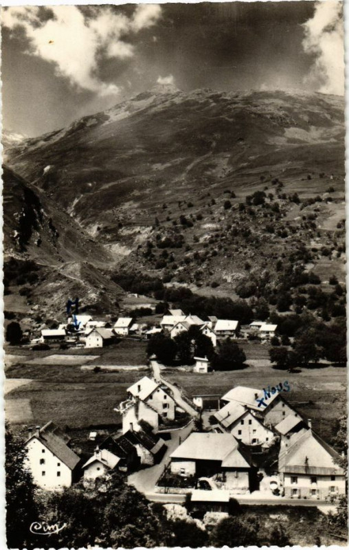 Carte postale ancienne Valloire Le Verney 1544 m - Vue générale à Valloire