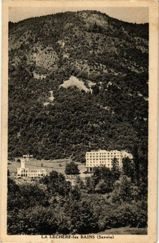 Carte postale ancienne La Lechere-les Bains à La Léchère