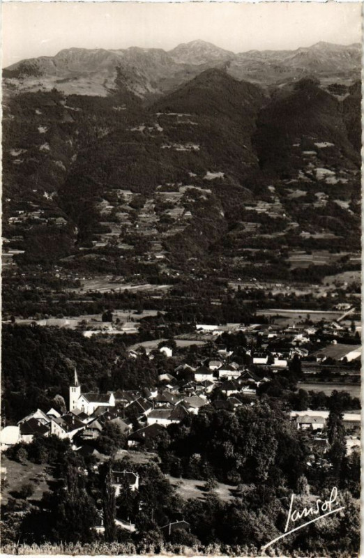 Carte postale ancienne Frontenex - Vue générale à Frontenex
