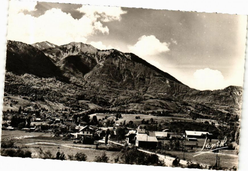 Carte postale ancienne Frontenex - Vue générale à Frontenex