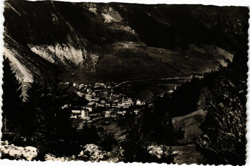 Carte postale ancienne Pralognan-la-Vanoise - Vue générale à Pralognan-la-Vanoise