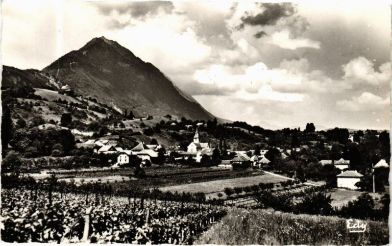 Carte postale ancienne Frontenex - Vue générale à Frontenex