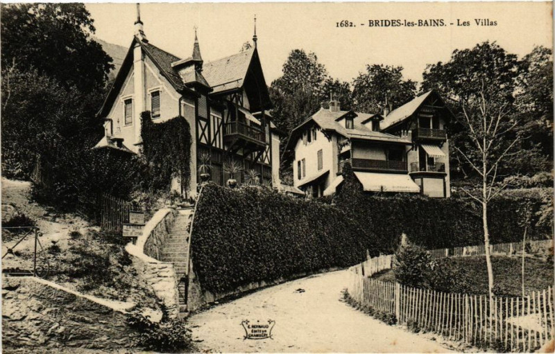 Carte postale ancienne Brides-les-Bains - Les Villes à Brides-les-Bains