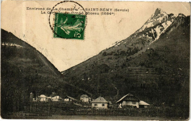 Carte postale ancienne Saint-Remy - Env. de La Chambre à La Chambre