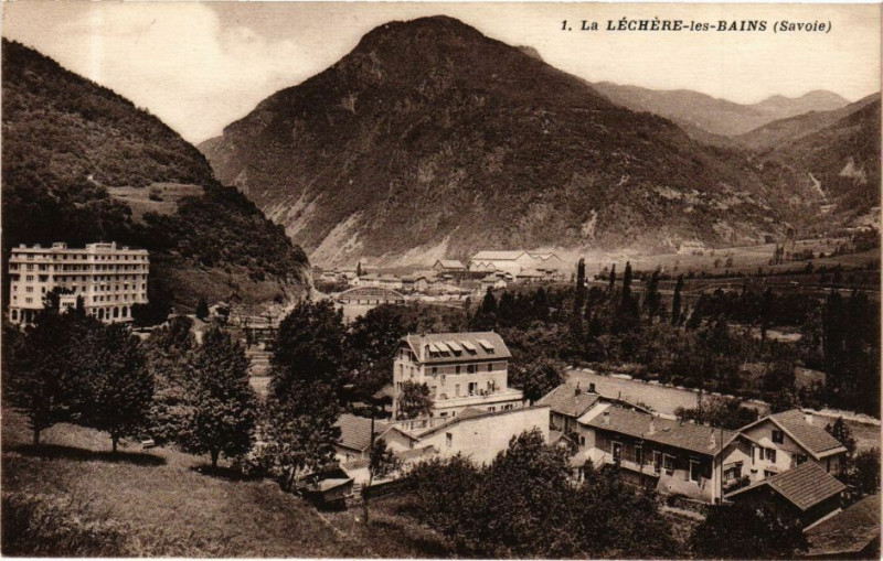 Carte postale ancienne La Lechere-les-Bains à La Léchère