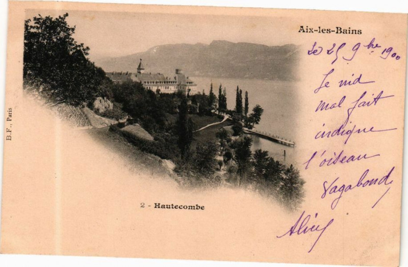 Carte postale ancienne Aix-les-Bains - Hautecombe à Aix-les-Bains