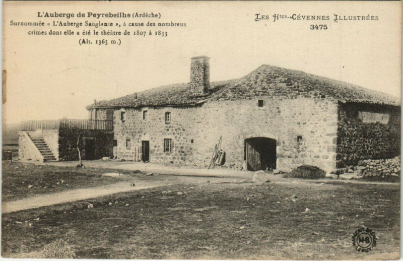Carte postale ancienne L'Auberge de Peyrebeilhe