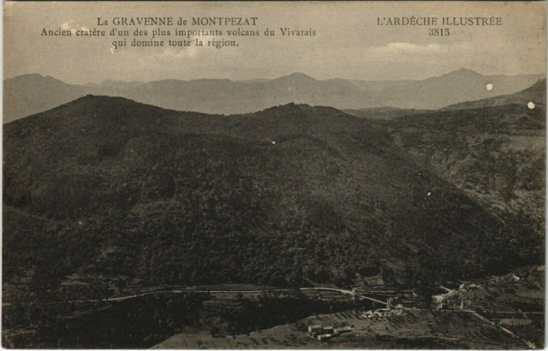 Carte postale ancienne La Gravenne de Montpezat
