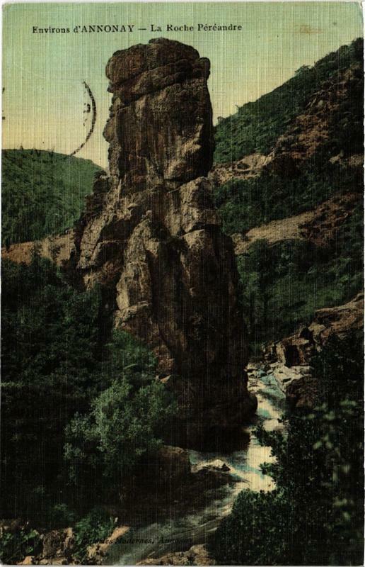 Carte postale ancienne Environs d'Annonay La Roche Pereandre à Annonay