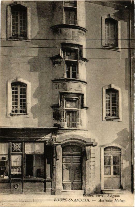 Carte postale ancienne Bourg-Saint-Andeol Ancienne Maison