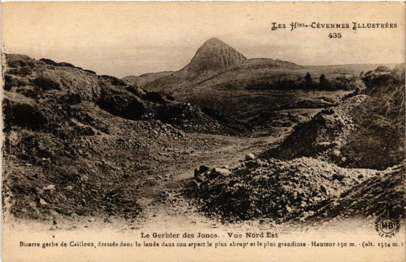 Carte postale ancienne Le Gerbier-des-Joncs Vue Nord Est