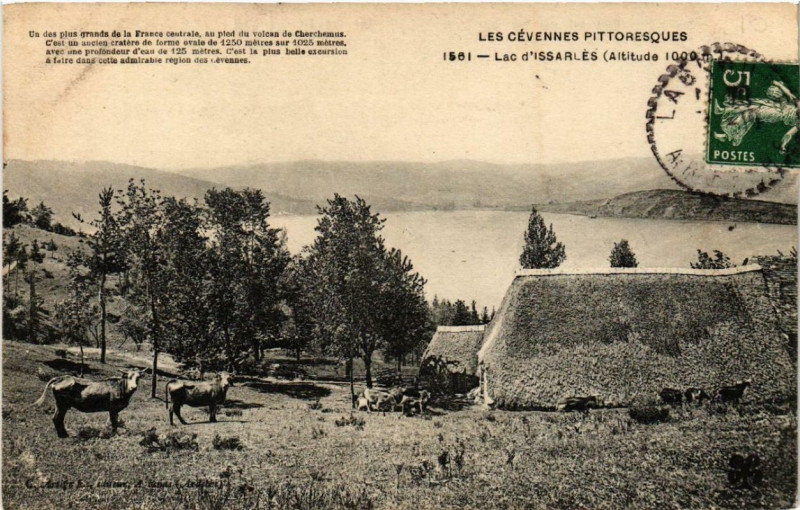 Carte postale ancienne Lac d'Issarles