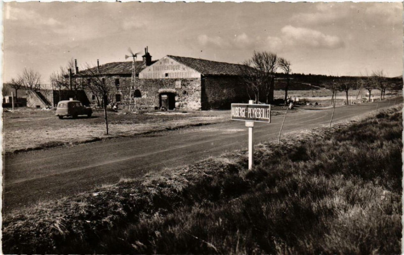 Carte postale ancienne L'Auberge de Peyrebeille