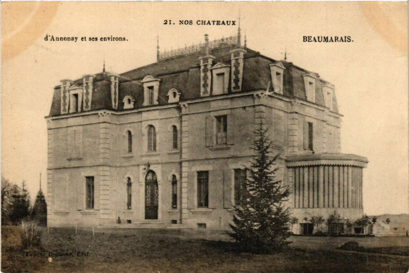 Carte postale ancienne Nos Chateaux - d'Annonay et ses environs - Beaumarais à Annonay