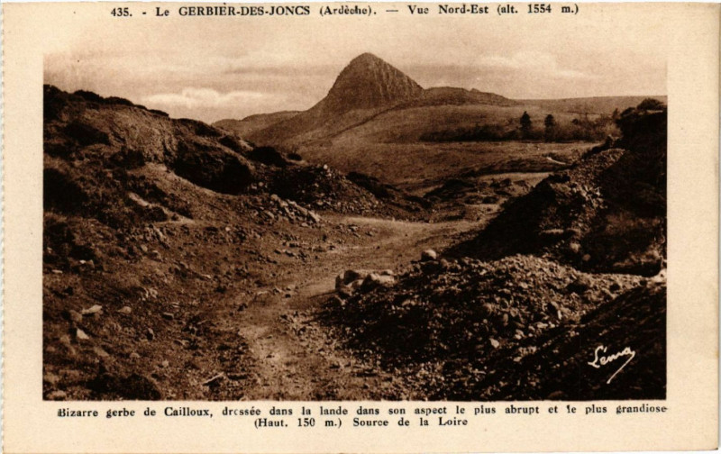 Carte postale ancienne Le Gerbier-des-Joncs - Vue Nord-Est