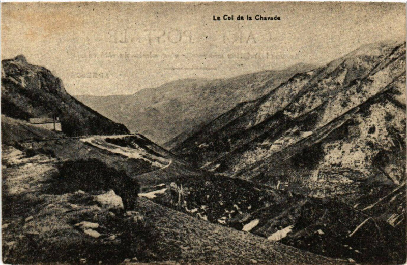 Carte postale ancienne Le Col de la Chavade