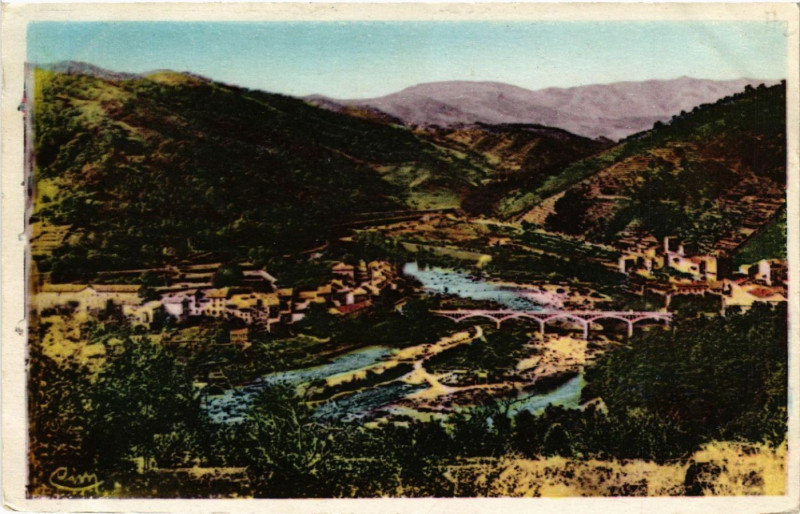 Carte postale ancienne La Begude - Vallée de l'Ardeche