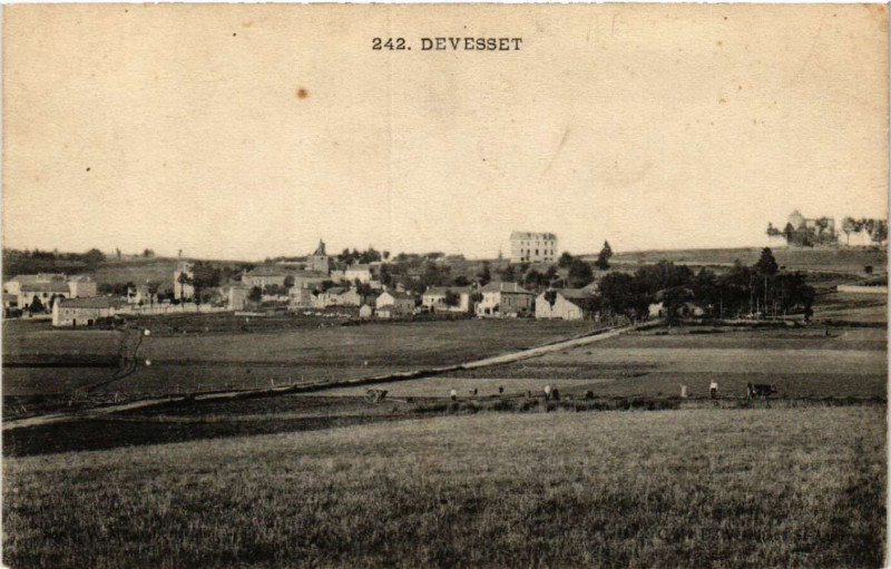 Carte postale ancienne Devesset - Vue à Devesset