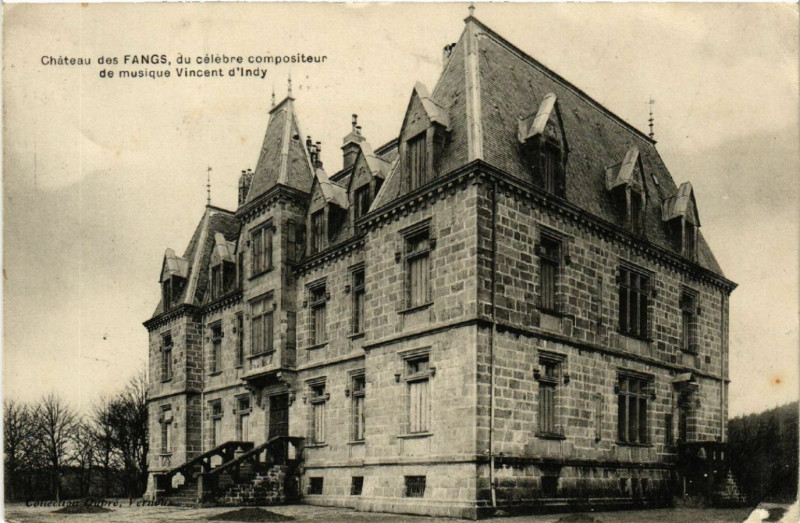 Carte postale ancienne Chateau des Fangs